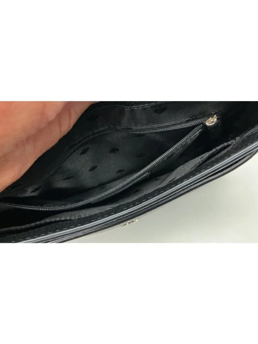 Kate Spade New York Leila Flap Crossbody Bag Purse Black Pebbled Leather Gold